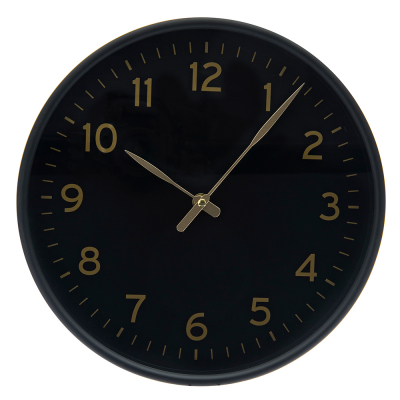 Reloj Negro 30x4.7 Cm 