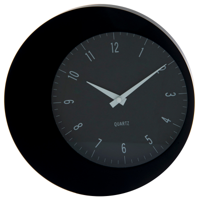 Reloj Negro 24x4 Cm 