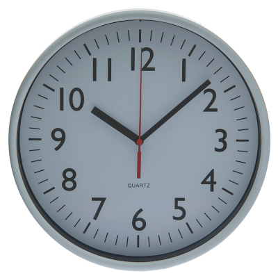 Reloj Sencillo Blanco 25 Cm 