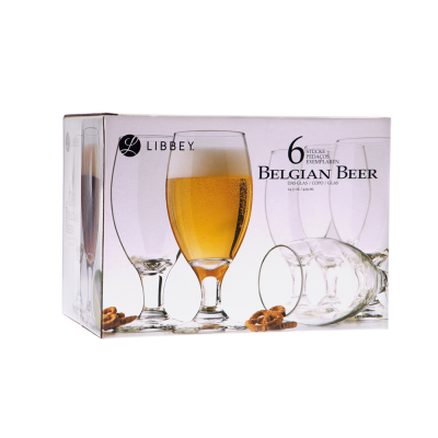 Set De 6 Vasos Cerveceros Belgian 14.8 Oz