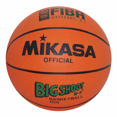 Balón De Basket Mikasa Big Shoot #7 Goma Naranja 