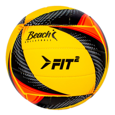 Balón De Volley Playa FIT2 #5 Amarillo/Negro