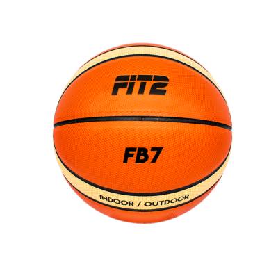 Balón De Basket Clásico FIT2 #7 Naranja/Crema