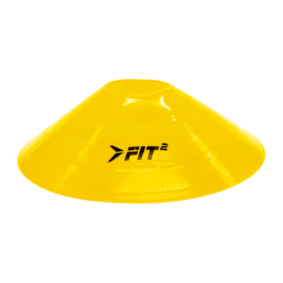 Cono Plástico Fútbol FIT2 2" Amarillo  