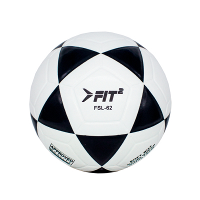 Fit2 Balón Futsal #3.8 Negro/Blanco