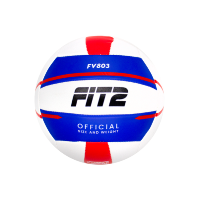 Fit2 Balón Volley PVC Cosido #5 BL/AZ