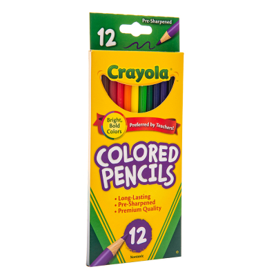 Lapices De Color Largo Crayola 12 Und/Paq