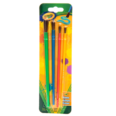 Set De Pinceles Crayola 4 Piezas