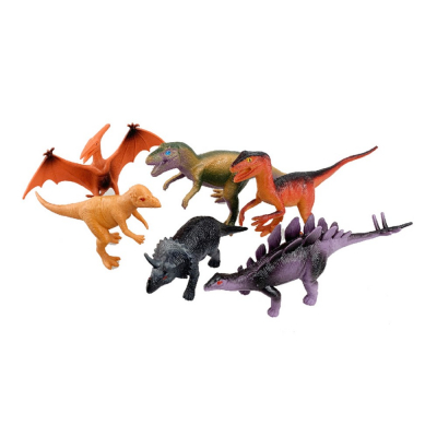 Set De Dinosaurios En Bolsa Shing 6 Pzas 