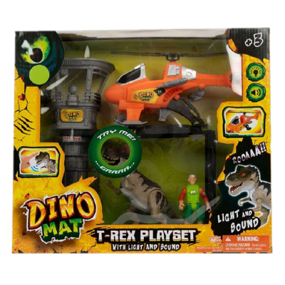Dino Mat Dino T-Rex Con Luz Y Sonido Juego