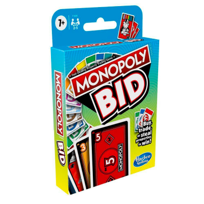 Monopoly Bid Cartas 8+ Hasbro