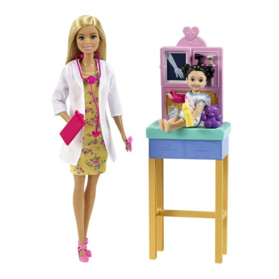 Set De Muñeca Pediatra Barbie 3+