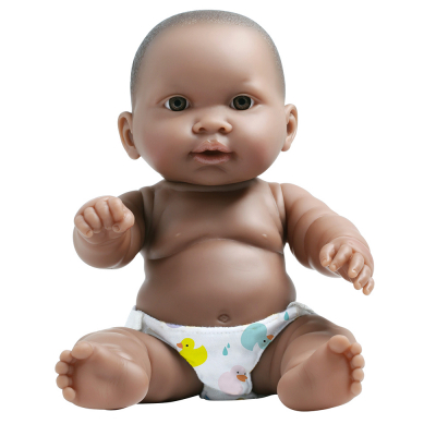 Bebé Con Pañal Afro Americano JC Toys 