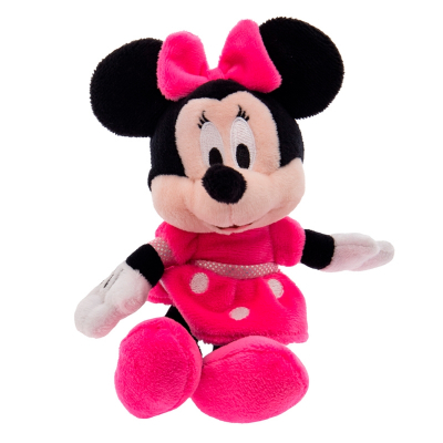 Peluche Minnie Vestido Rojo Disney 8"