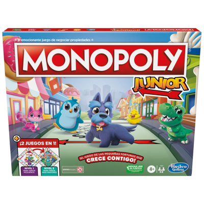 Monopoly Hasbro Junior 2 En 1 4+