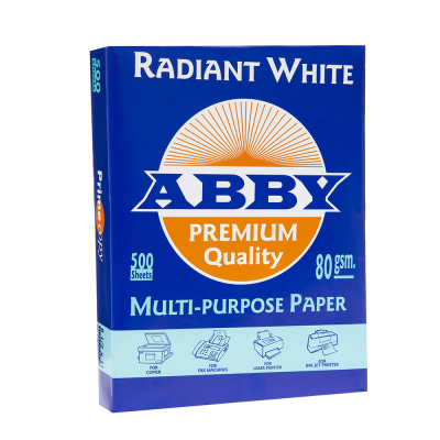 Resma Papel Bond Premium Abby 8.5"x11" 500 Und/Paq 