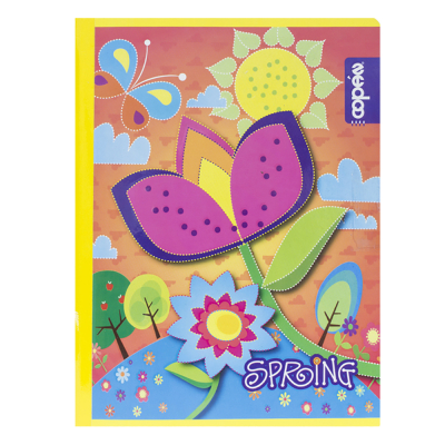 Cuaderno Cosido Con Diseño Spring Copán 200 Pags