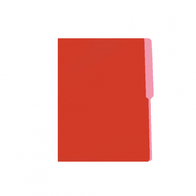 Folder De Color Rojo Irasa