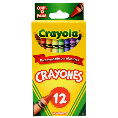 Crayones Crayolas 12 Und/Paq