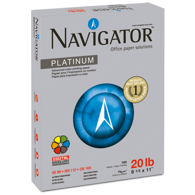 Resma Papel Bond Platinum Navigator 8 1/2 X 11